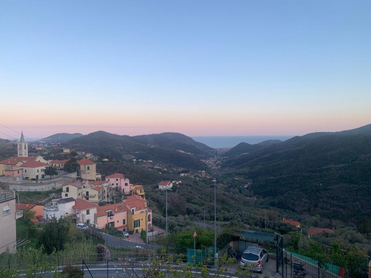 Casa Indipendente Su Due Livelli In Liguria-Vista Mare 6-7 Posti Appartement Magliolo Buitenkant foto