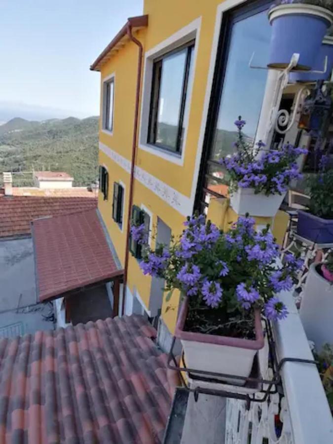 Casa Indipendente Su Due Livelli In Liguria-Vista Mare 6-7 Posti Appartement Magliolo Buitenkant foto